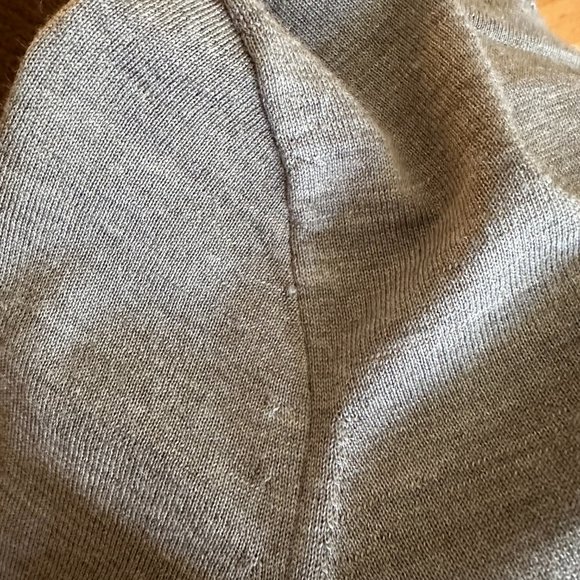 J.Crew grey merino wool sweater size S (orig $88) - Picture 3 of 6